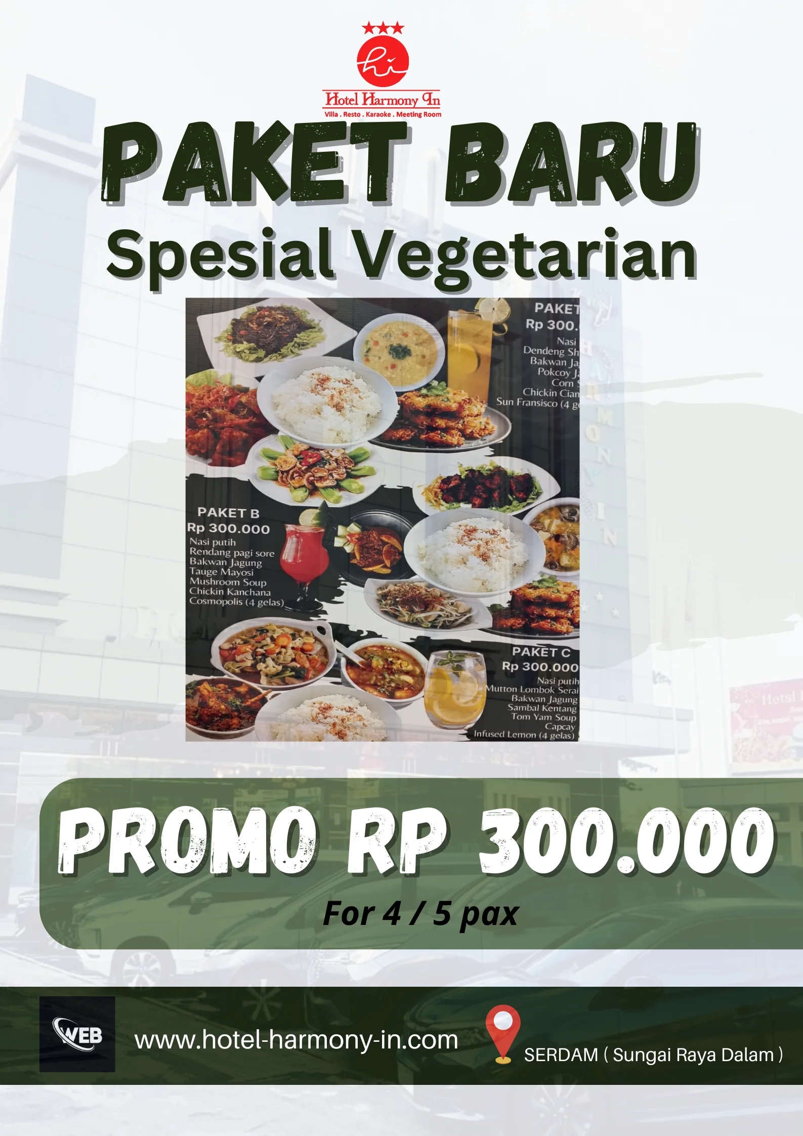 PAKET VEGETARIAN