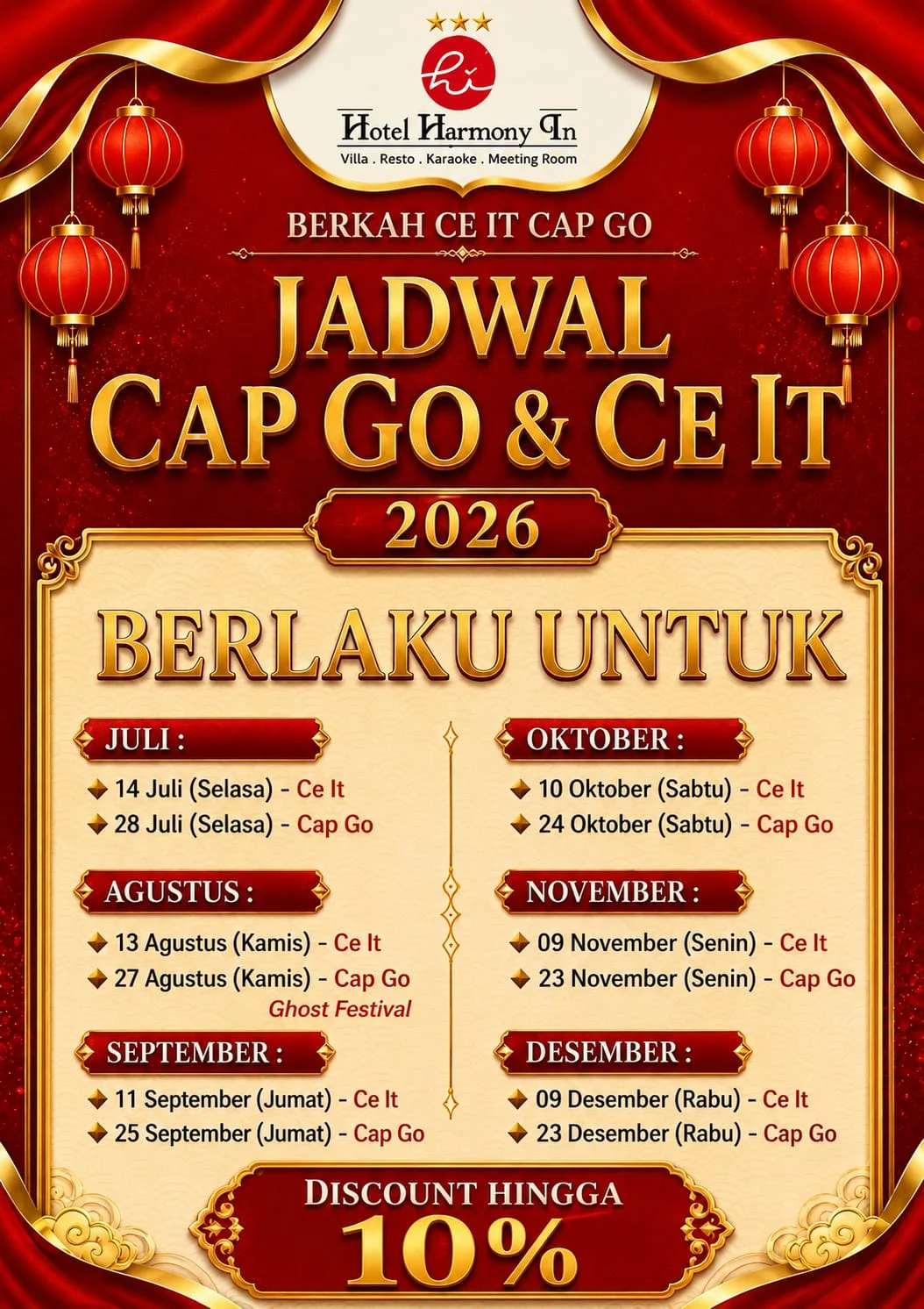 PROMO CAP GO & CE IT